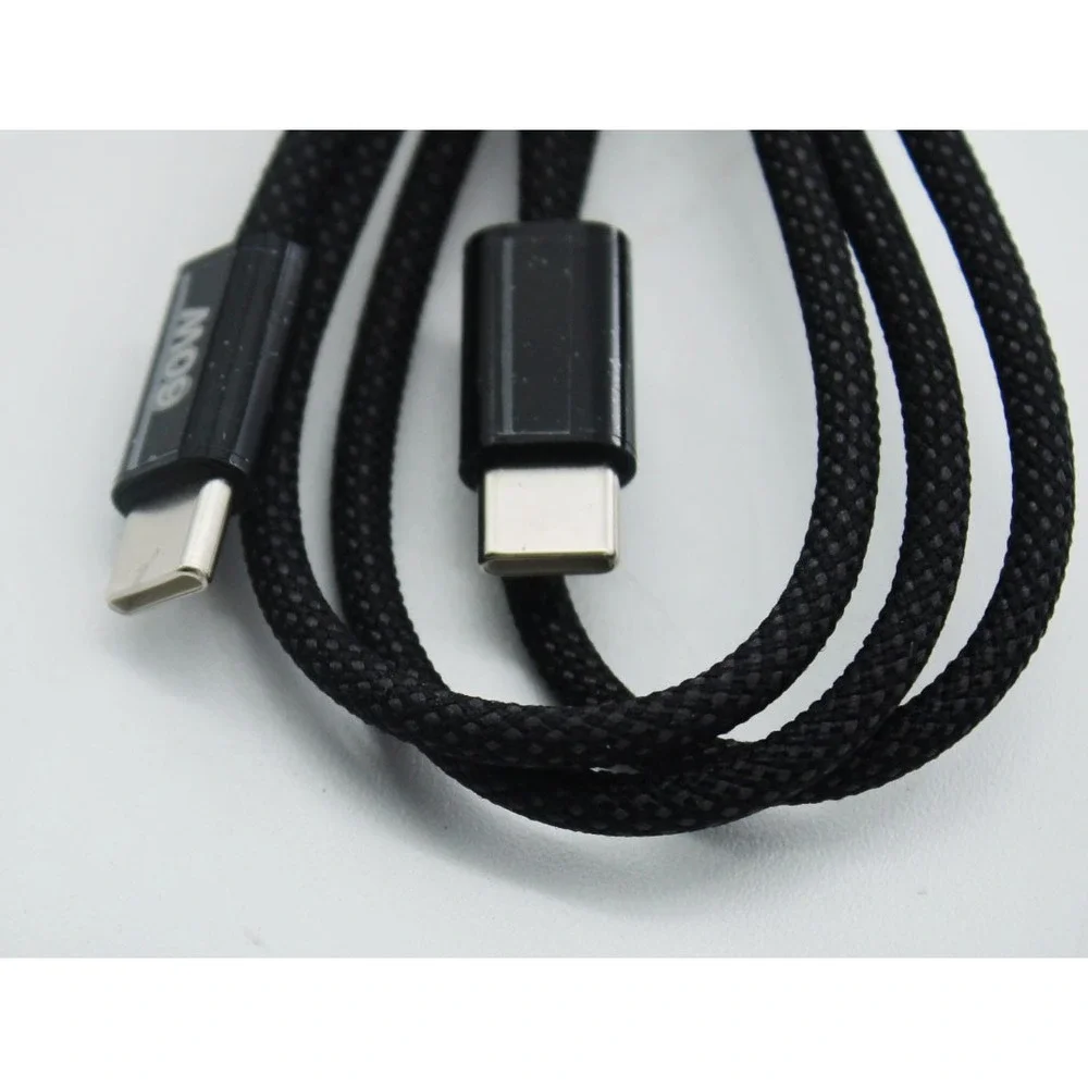 LISEN 5 Pack USB C to USB C Braided Cable 60W Fast Charge 3.3ft 6.6ft 10ft Black